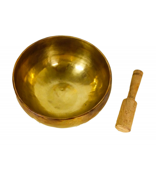 Bell Matel Singing Bowl Plain  with Stick Wt-0.920 Kg Pc Rate 2663.00