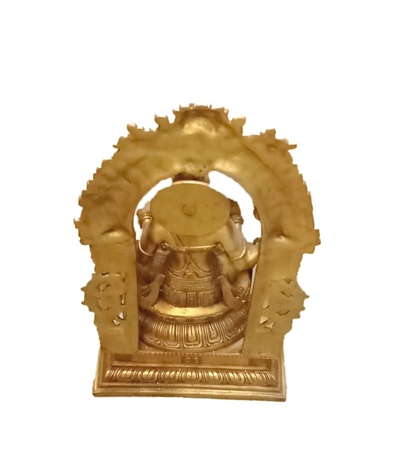 Laxmi Sitting Handcrafted In Brass Size 24 Inches