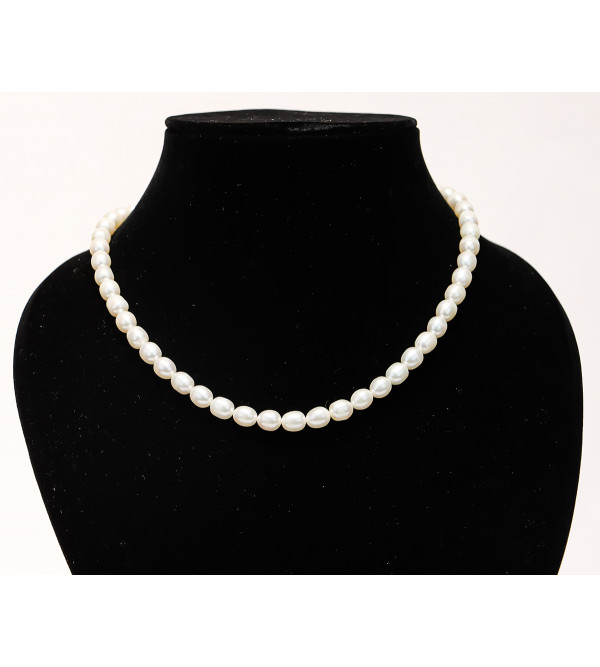 Oval Pearls Necklace