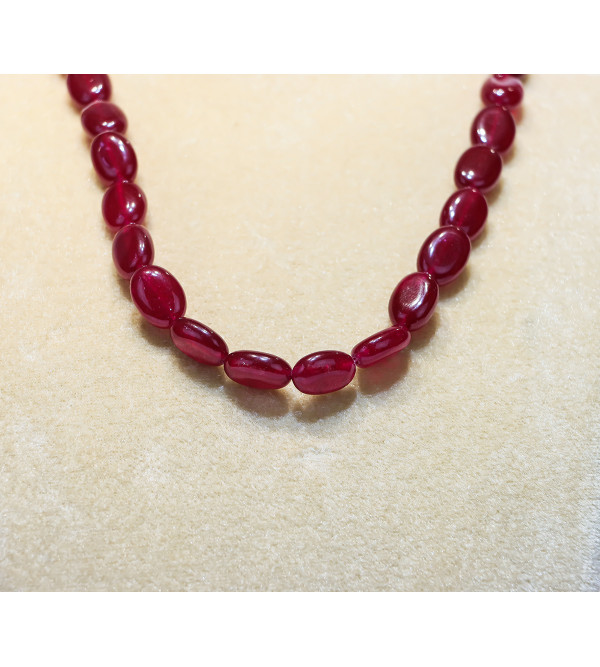 Maroon Beads Necklace