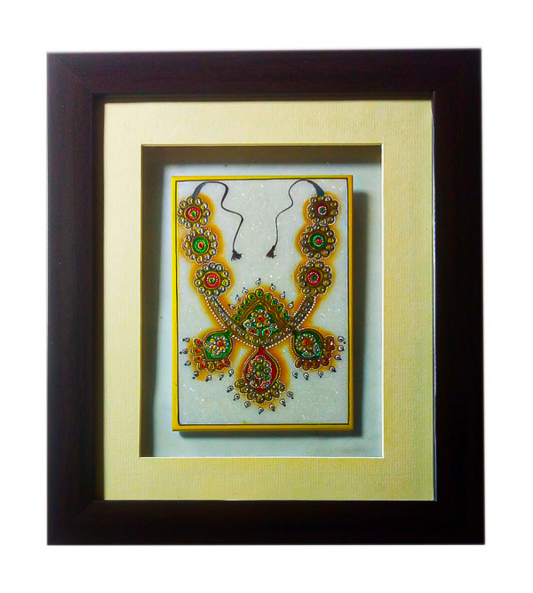 Marble Jewellery Painting Handcrafted in Jaipur