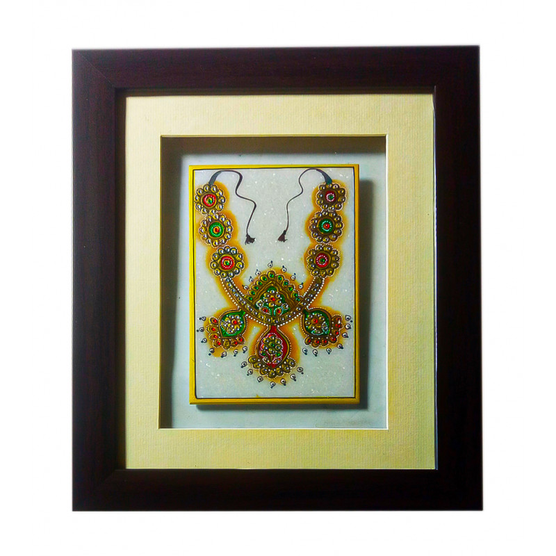 Marble Jewellery Painting Handcrafted in Jaipur