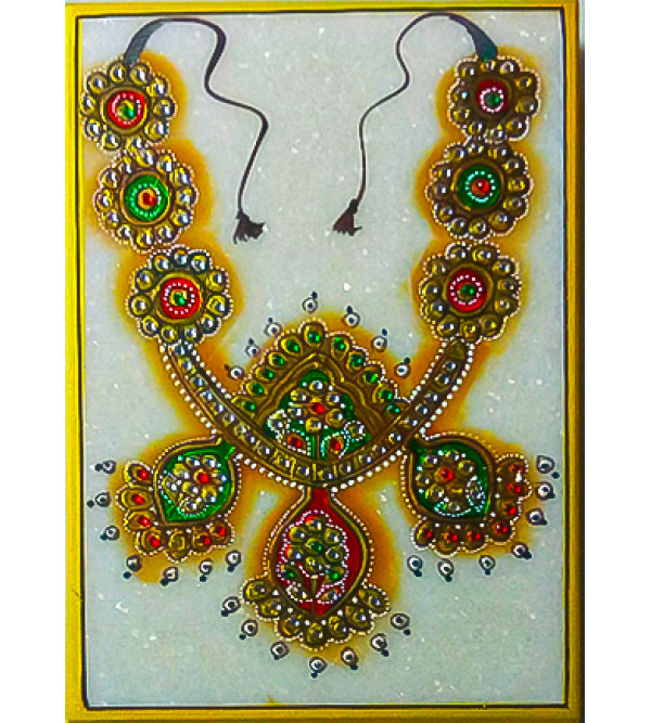 Marble Jewellery Painting Handcrafted in Jaipur