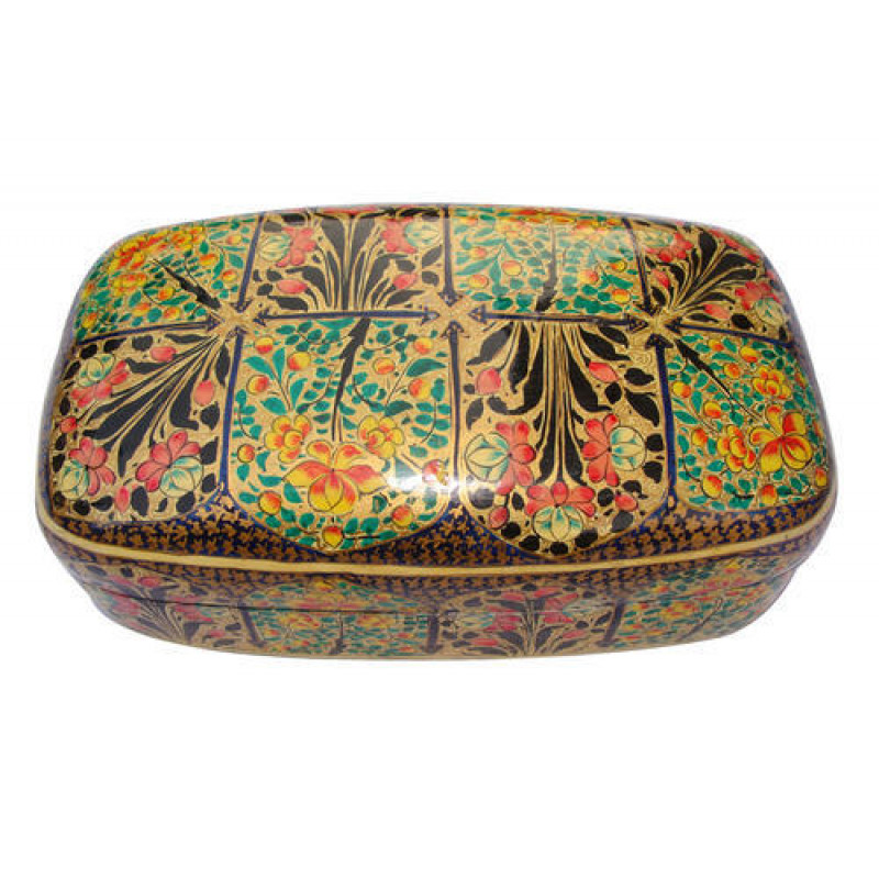 Paper Mache Box Meter Chinar  Assorted Colour And Design