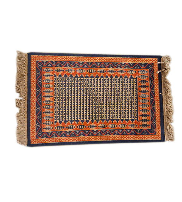 Jaipur  Woolen Hand Knotted carpet Size 2 ft. x 3 ft.