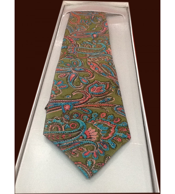 TIES PRINTED SILK  1PC