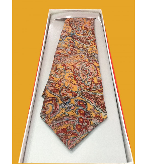 TIES PRINTED SILK  1PC