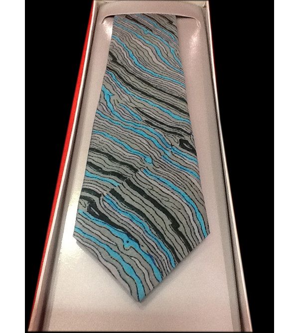 TIES PRINTED SILK  1PC