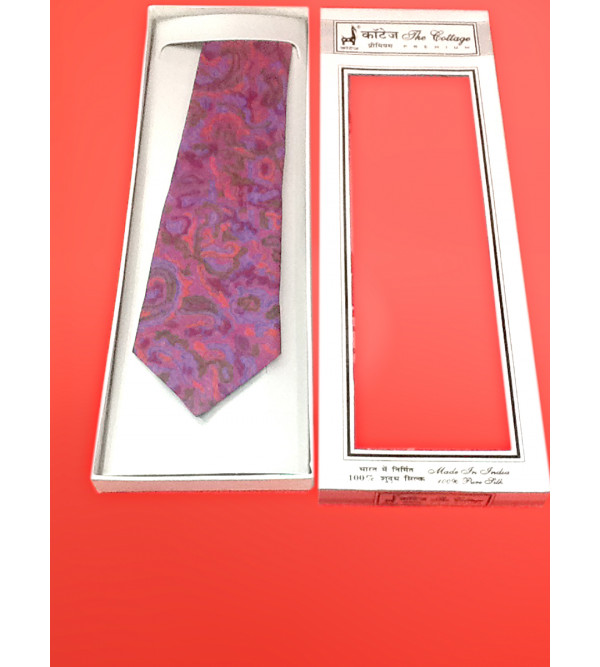 TIES PRINTED SILK  1PC