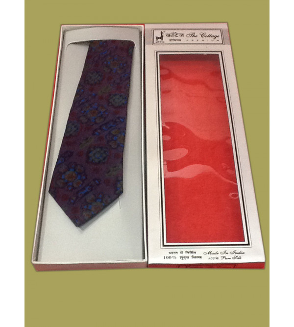 TIES PRINTED SILK  1PC