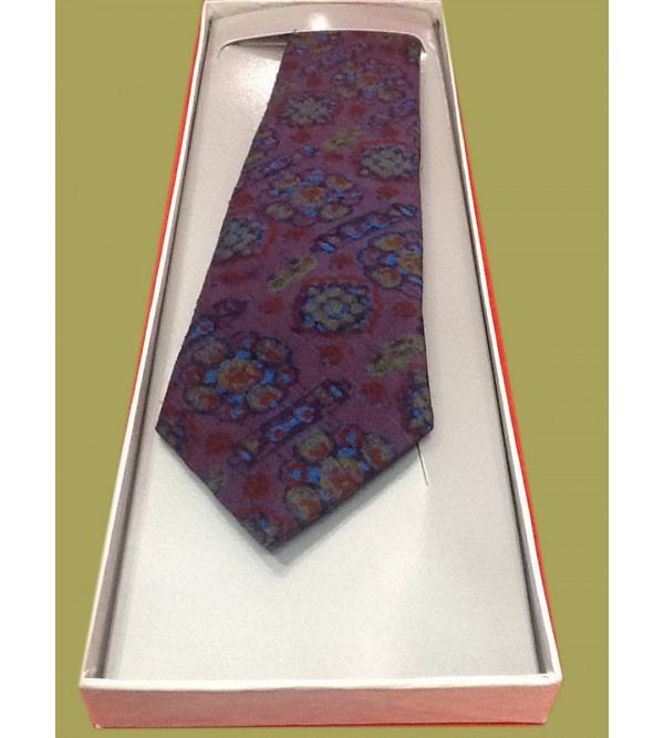 TIES PRINTED SILK  1PC