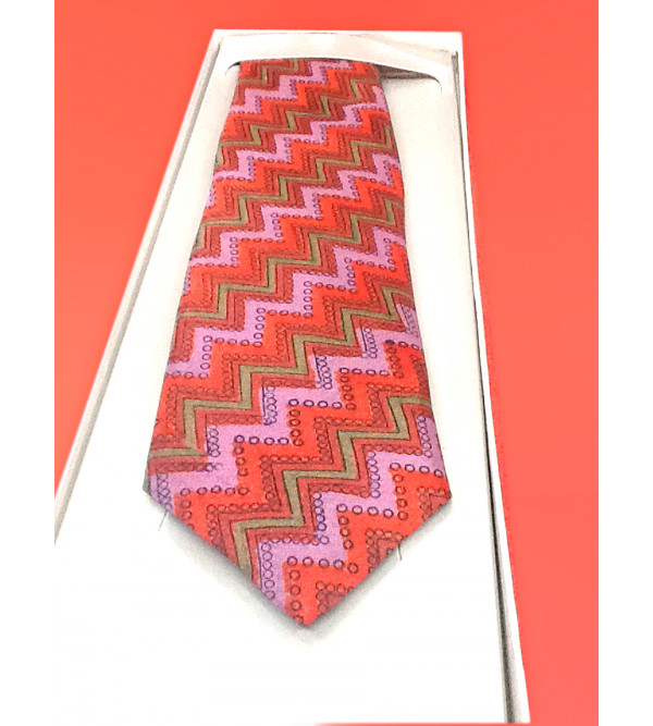 TIES PRINTED SILK  1PC