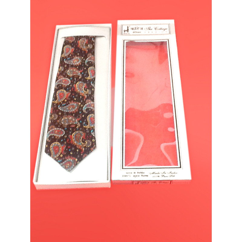 TIES PRINTED SILK  1PC