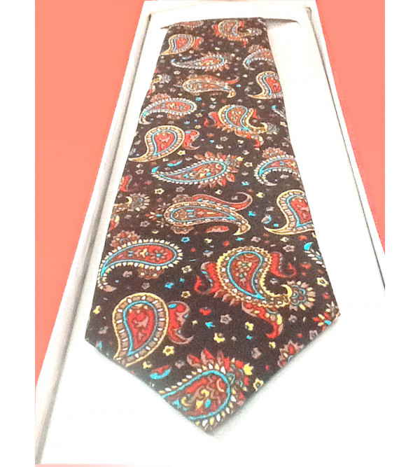 TIES PRINTED SILK  1PC