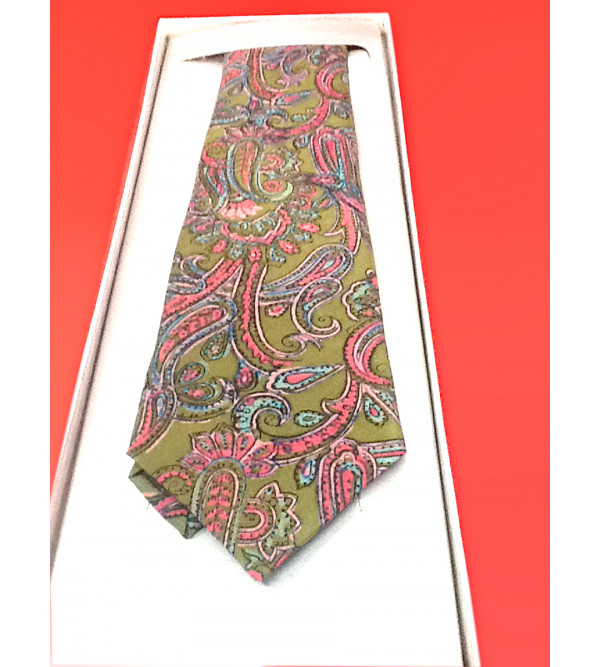 TIES PRINTED SILK  1PC