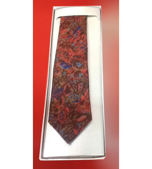 TIES PRINTED SILK  1PC