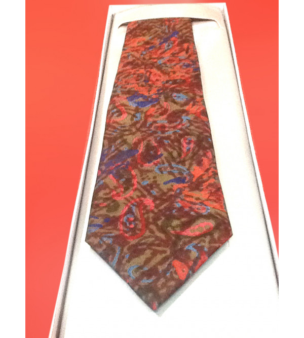 TIES PRINTED SILK  1PC