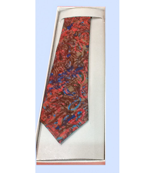 TIES PRINTED SILK  1PC