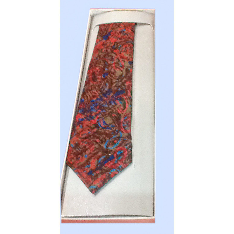 TIES PRINTED SILK  1PC