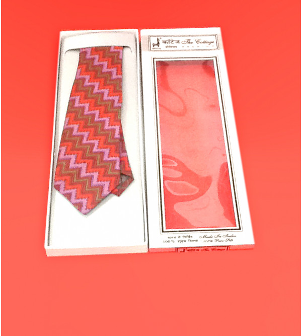 TIES PRINTED SILK  1PC