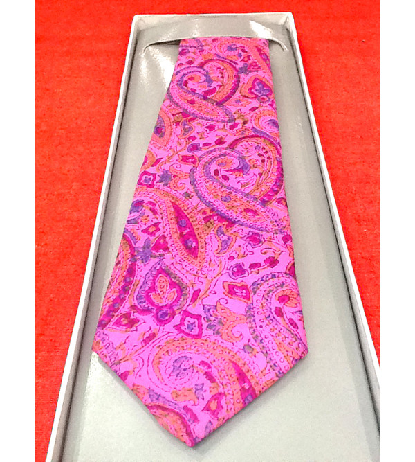 TIES PRINTED SILK  1PC