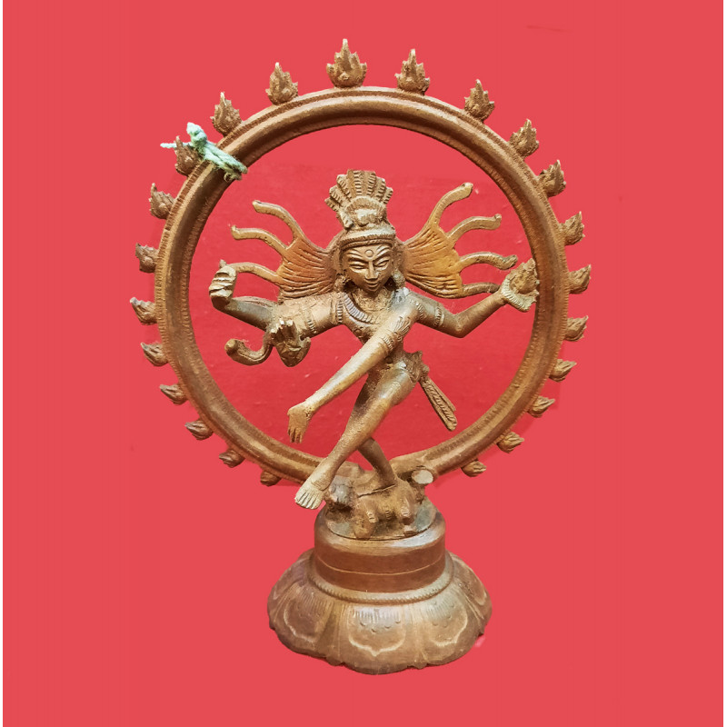 Natraj Handcrafted In Bronze Size 6 Inches