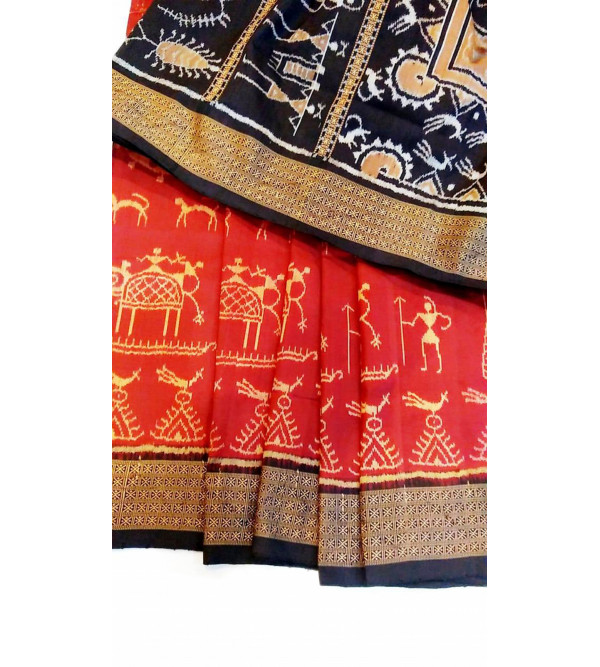 Handloom Orissa Silk Ikat Saree 6.50 Meter