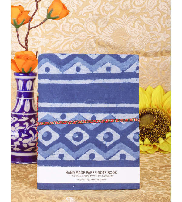 8 X6 Inch Note Book Hand Block Printed Cloth 
