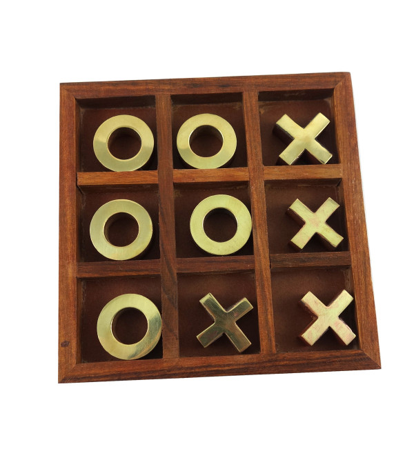 HANDICRAFT WOODEN TOYS CROSS AND NOT 5x5 INCH 