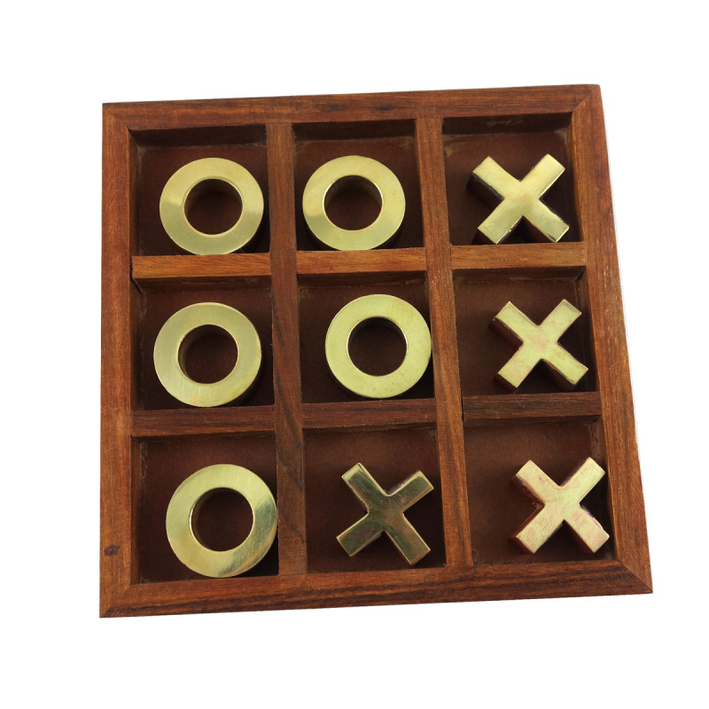 HANDICRAFT WOODEN TOYS CROSS AND NOT 5x5 INCH 