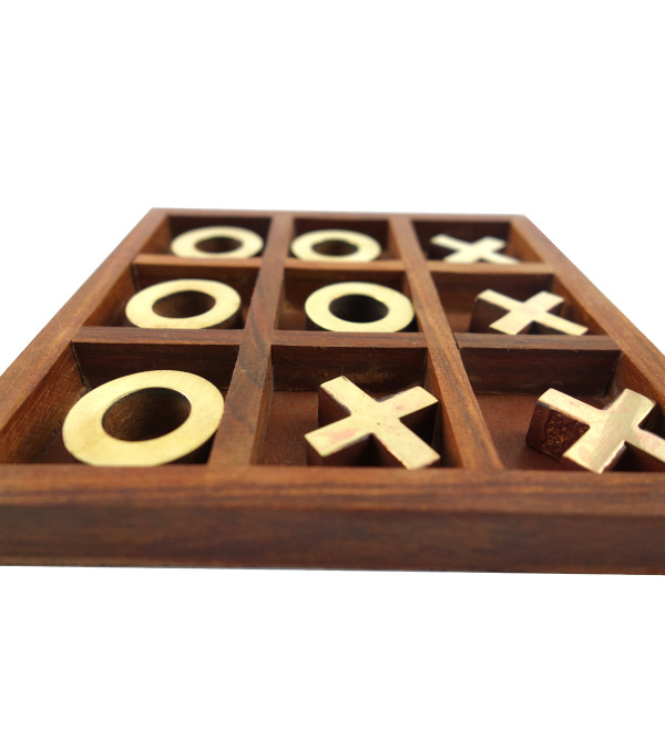 HANDICRAFT WOODEN TOYS CROSS AND NOT 5x5 INCH 