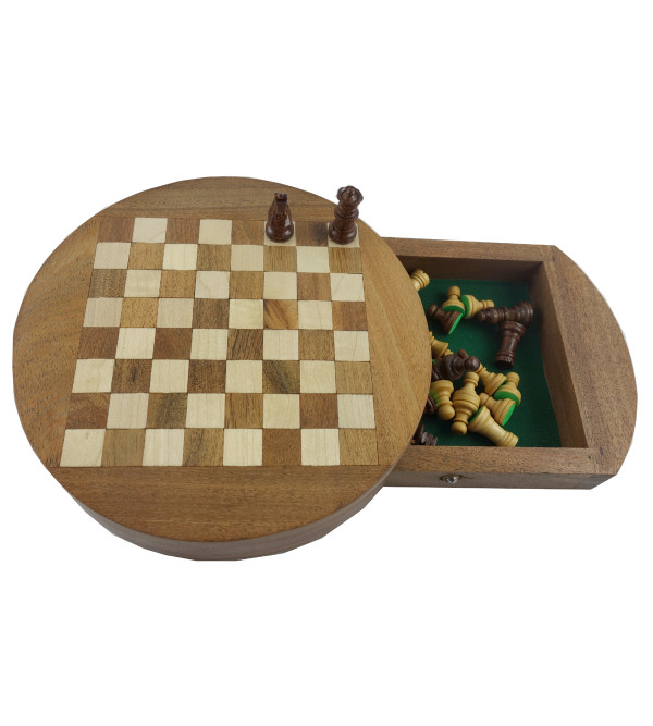 HANDICRAFT WOODEN TOYS MAGNET CHESS 7 INCH 