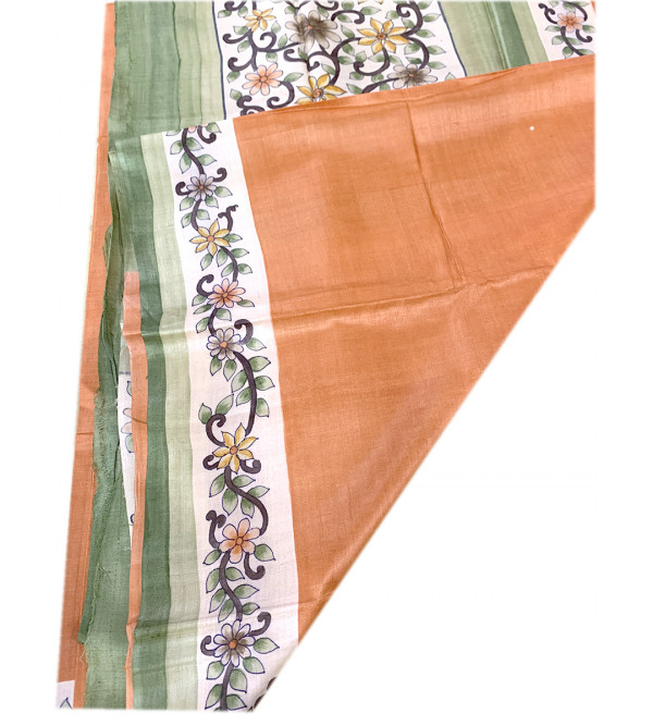 TUSSAR SILK HAND PAINTED SAREE