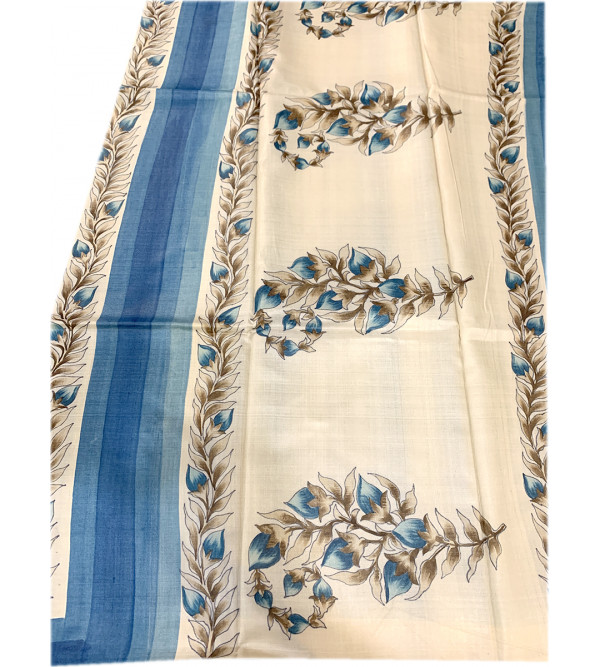 TUSSAR BATIK PTD ZARI BORDER SAREE