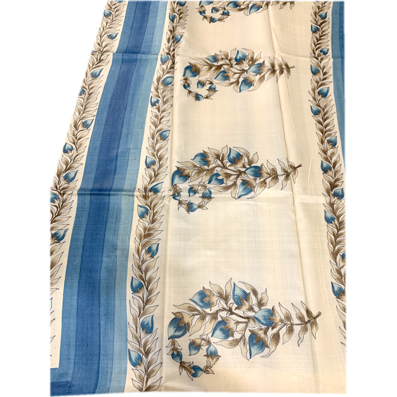 TUSSAR BATIK PTD ZARI BORDER SAREE