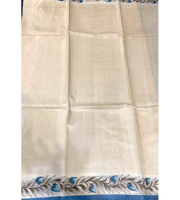 TUSSAR BATIK PTD ZARI BORDER SAREE