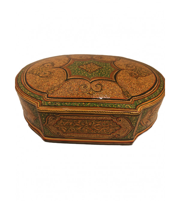 Papier Mache Box with Velvet Lining Handcrafted