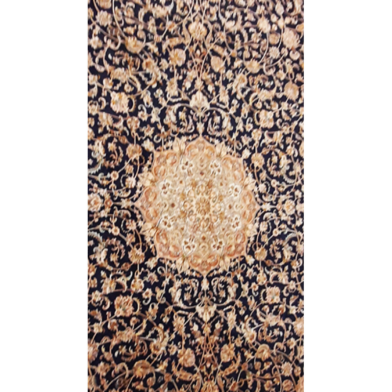 Kashmir Carpet Hand-knotted Silk x Silk Size 7ftx10ft