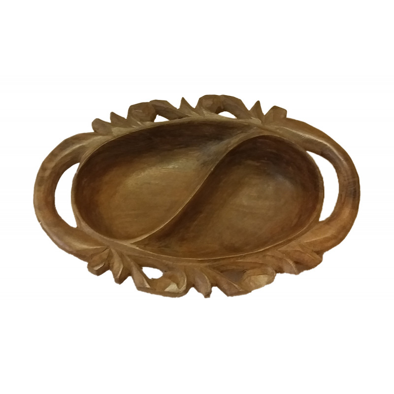 Walnut Wood Handcrafted Carved Bowl