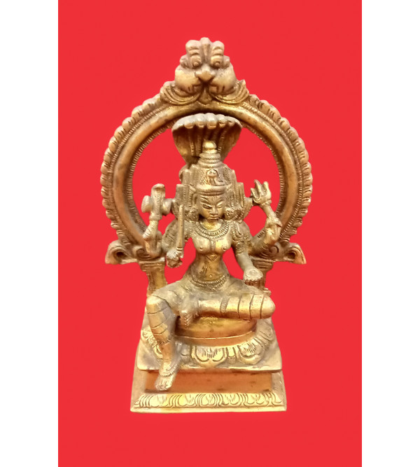 Lakshmi Handcrafted In Brass Size 7 Inches