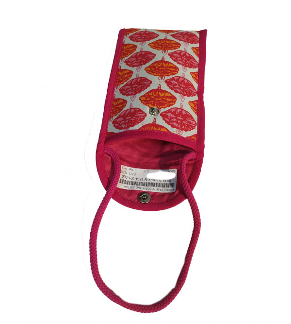 CCIC Cotton Mobile Case With Assorted Colors and Designs Size 7x4 Inch