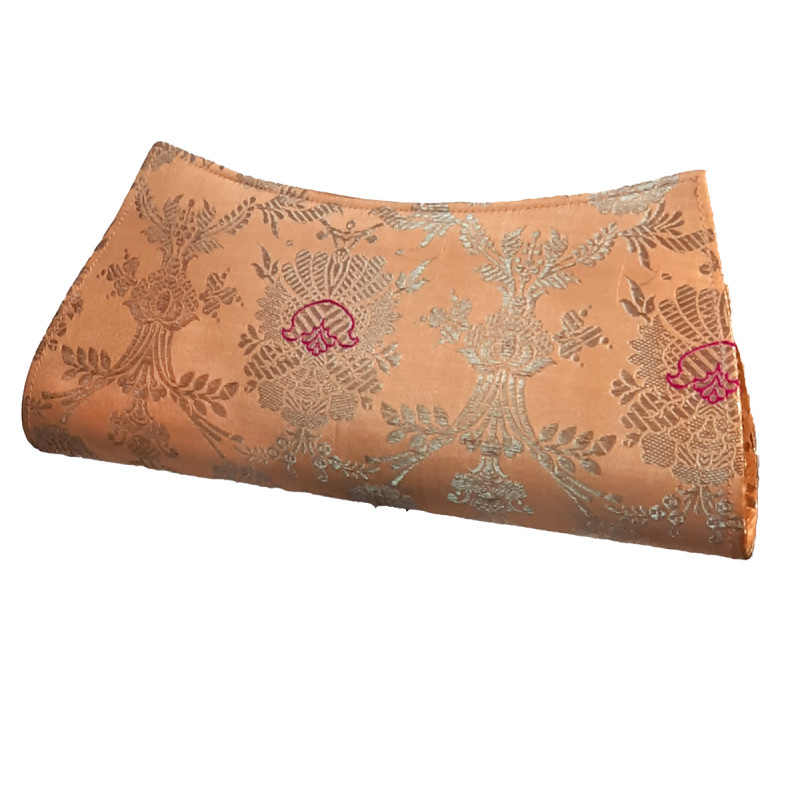 CCIC Silk Clutch Bags With Assorted Designs and Colors Size 10x5 Inch