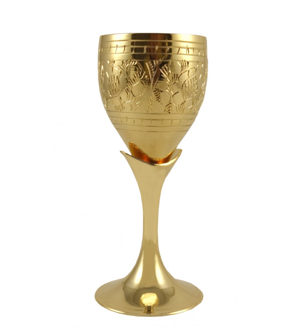 6PC TEQUILA SET SMALL GOBLET SET GOLD PLATED