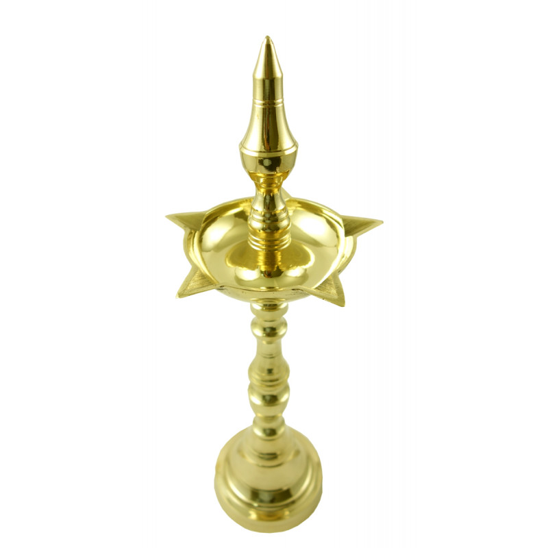 Handicraft Oil Lamps Brass Plain 9 Inch