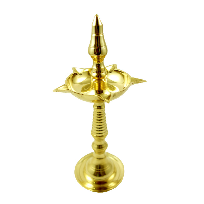 Handicraft Oil Lamps Brass Plain 19 Inch 