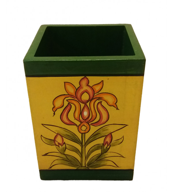 Wooden Jaipur Style Handcrafted and Hand painted Pen Stand