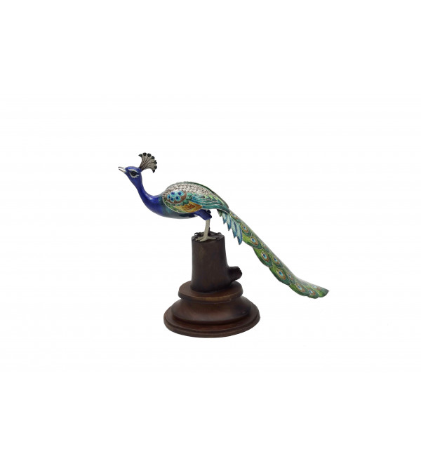 COPPER ENAMELED BIRD