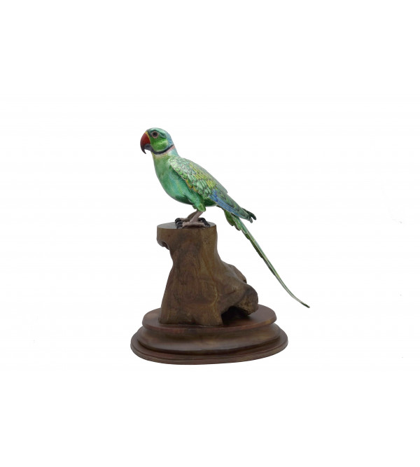 COPPER ENAMELED BIRD