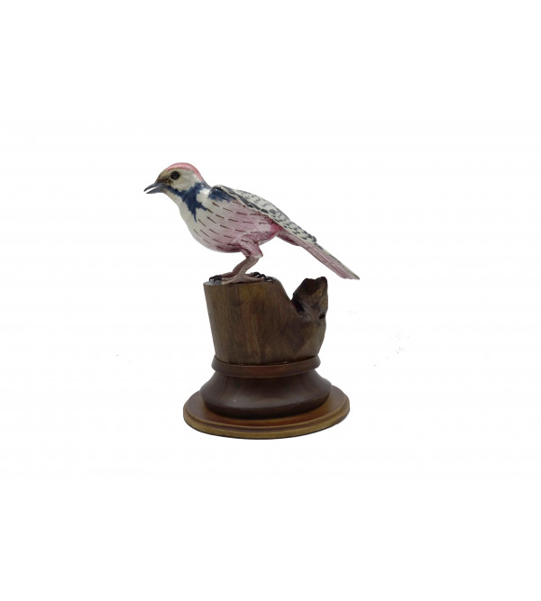 COPPER ENAMELED BIRD