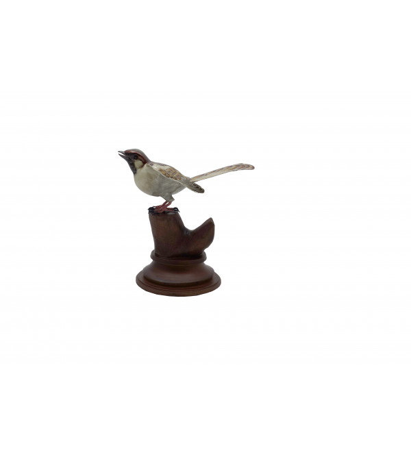 COPPER ENAMELED BIRD